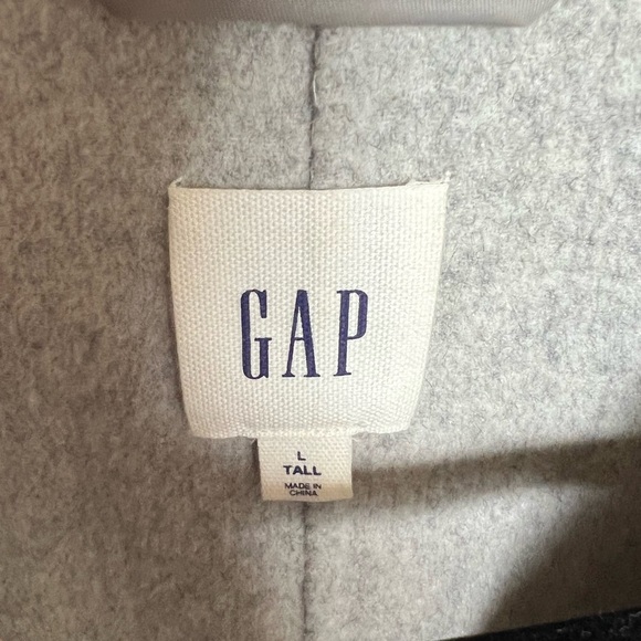 Gap Light Grey Camel Coat - L - Picture 4 of 7